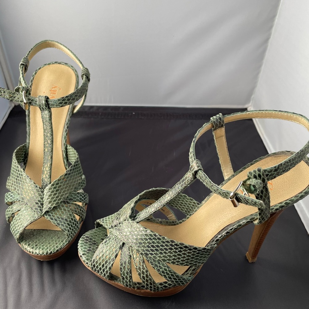 Green Peep Toe for Spring - Picture 5 of 7